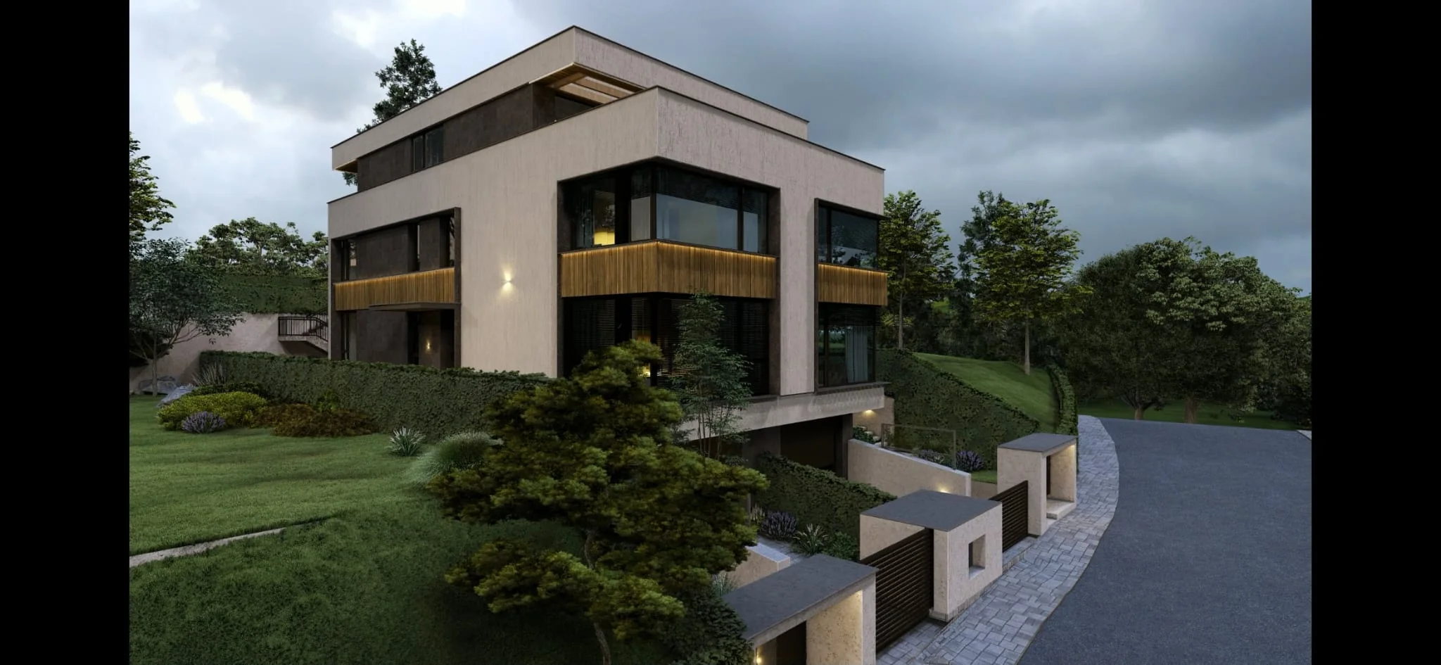 Vilă duplex premium în construcție